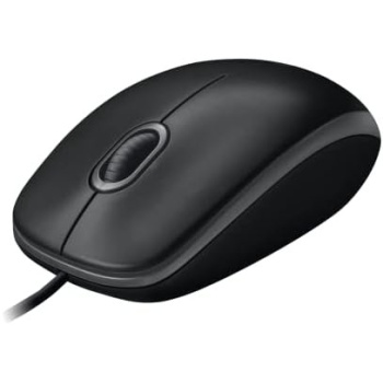 Logitech M100 Corded Mouse – Wired USB Mouse for Computers and Laptops