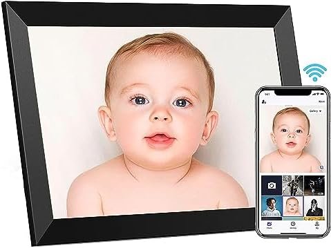 UCMDA Digital Photo Frame - 10.1 inch Smart WiFi Cloud Digital Picture Frame