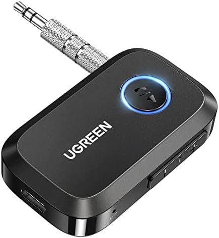 UGREEN 5.3 Aux Bluetooth Adapter for Car, [Greater Connection] 3.5mm