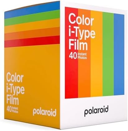 Polaroid Instant Color I-Type Film - 40x Film Pack (40 Photos)
