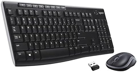 Logitech MK270 Wireless Keyboard And Mouse Combo For Windows, 2.4 GHz Wireless