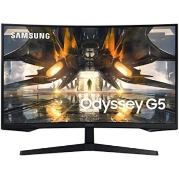SAMSUNG 32" Odyssey G55A QHD 165Hz 1ms FreeSync Curved Gaming Monitor