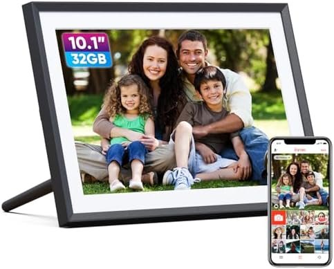 ARZOPA Frameo Digital Picture Frame 10.1 Inch Smart WiFi Digital Photo Frame